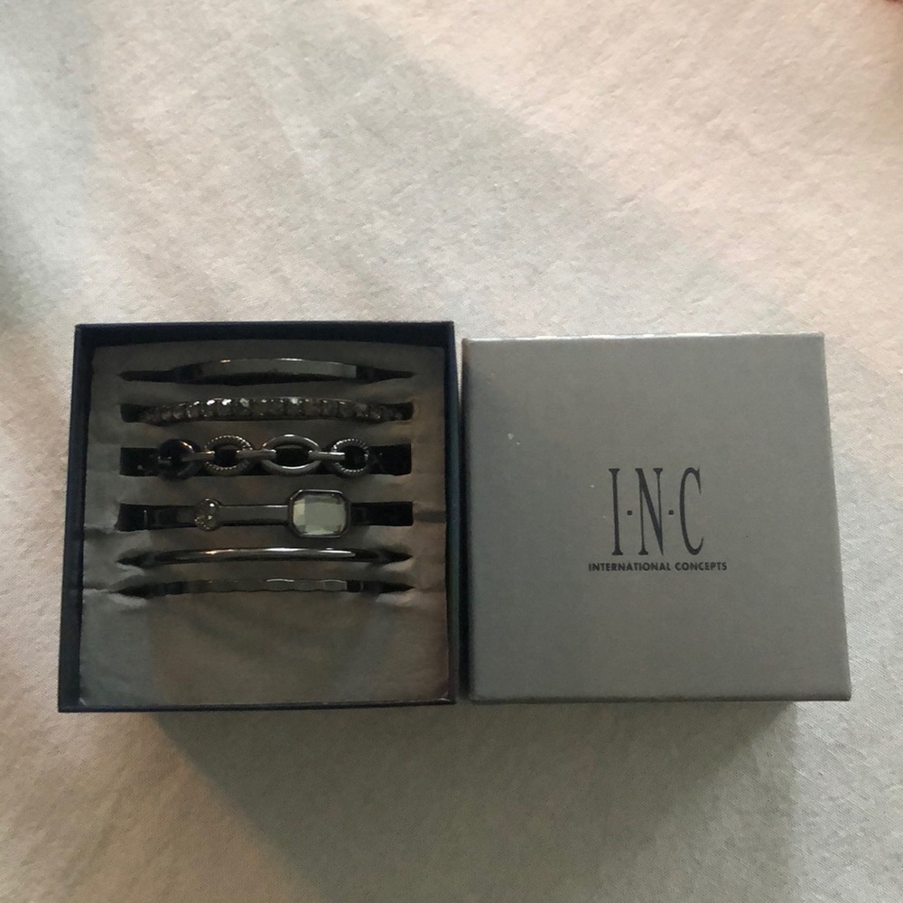 INC bangle bracelets from Macy’s.